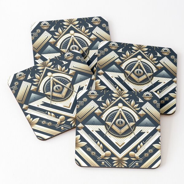 Item preview, Elegant Geometrics: Luxurious Masonic Geometric Symbolism designed and sold by decmrArtistic.