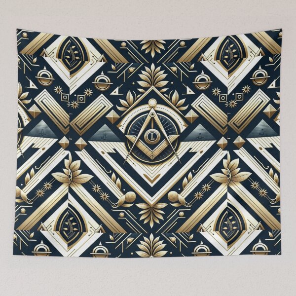 Item preview, Elegant Geometrics: Luxurious Masonic Geometric Symbolism designed and sold by decmrArtistic.