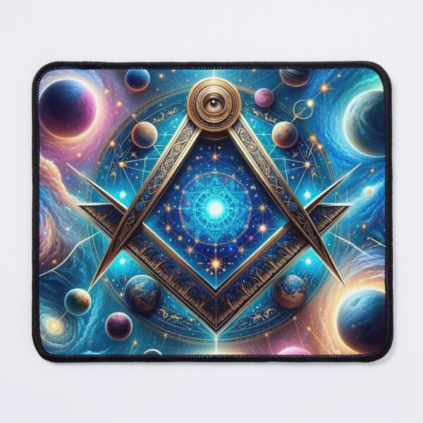 Item preview, Space Odyssey: Cosmic Masonic Symbolism designed and sold by decmrArtistic.