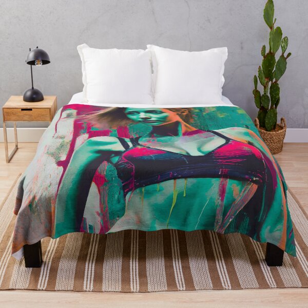 Item preview, Arte abstracto con una chica. designed and sold by Lefteris Betsis.