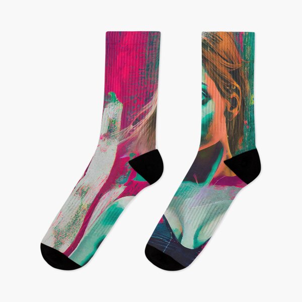 Item preview, Arte abstracto con una chica. designed and sold by Lefteris Betsis.