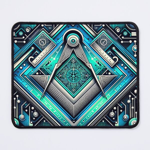 Item preview, Digital Waves: Masonic Symbols Meets Digital  designed and sold by decmrArtistic.
