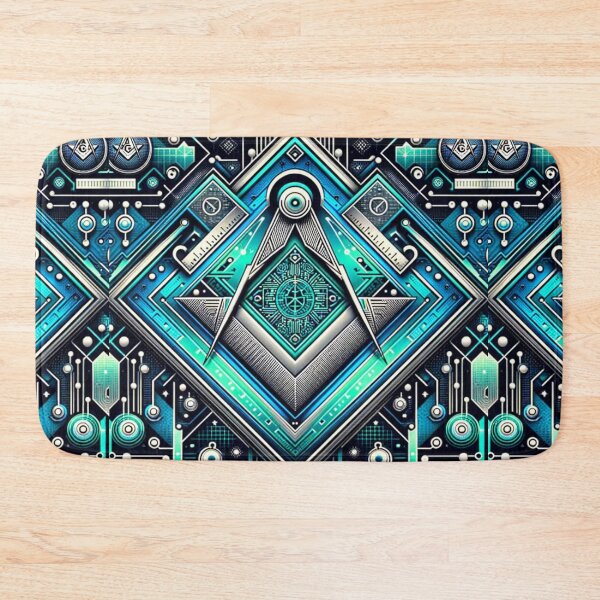 Item preview, Digital Waves: Masonic Symbols Meets Digital  designed and sold by decmrArtistic.