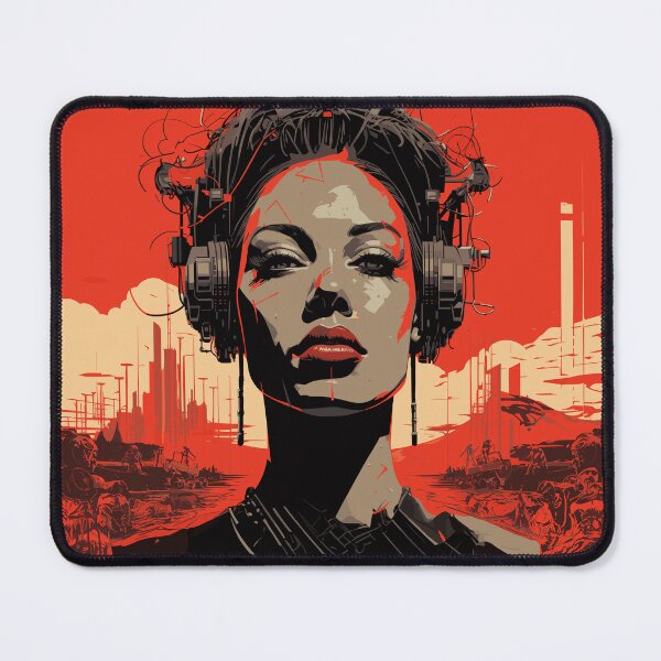 Item preview, Cyber Elegance: A Futuristic Portrait designed and sold by Matt Tsourdalakis.