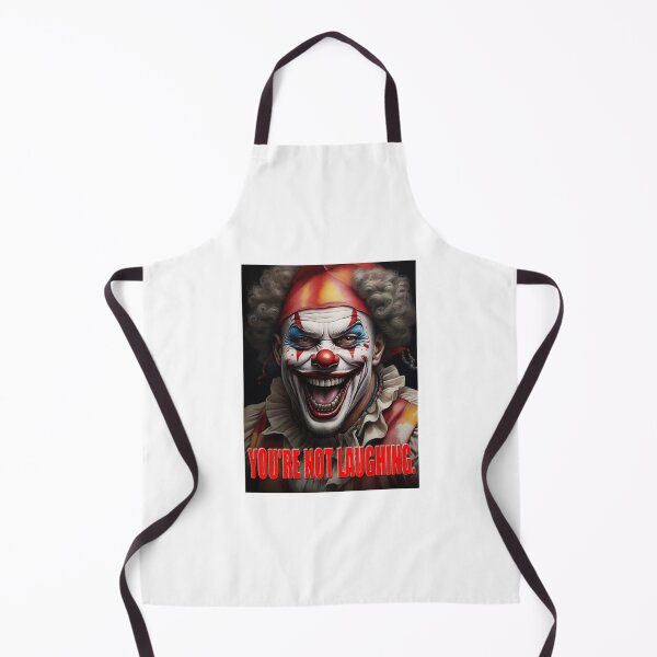 Item preview, You Are Not Laughing; Scary Clown; designed and sold by StickerApe.