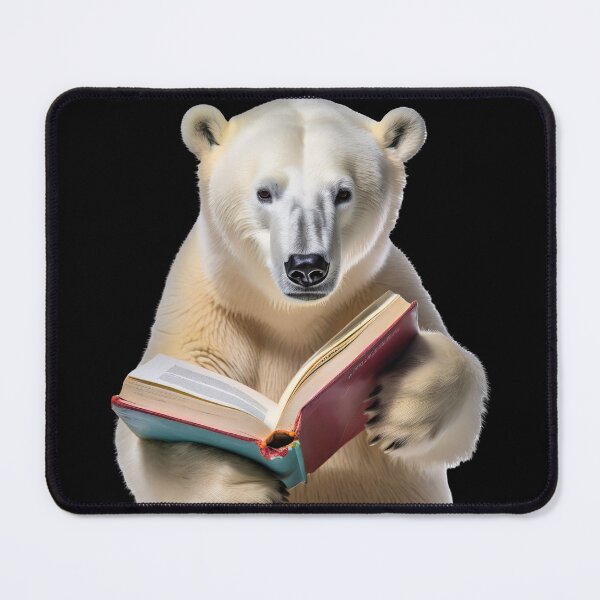 Item preview, Polar bear reading a book designed and sold by Ingridpd.