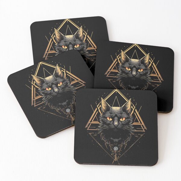 Item preview, Black Metal Cat - Occult Mythical Cult Style for Bands designed and sold by EternalDelight1.