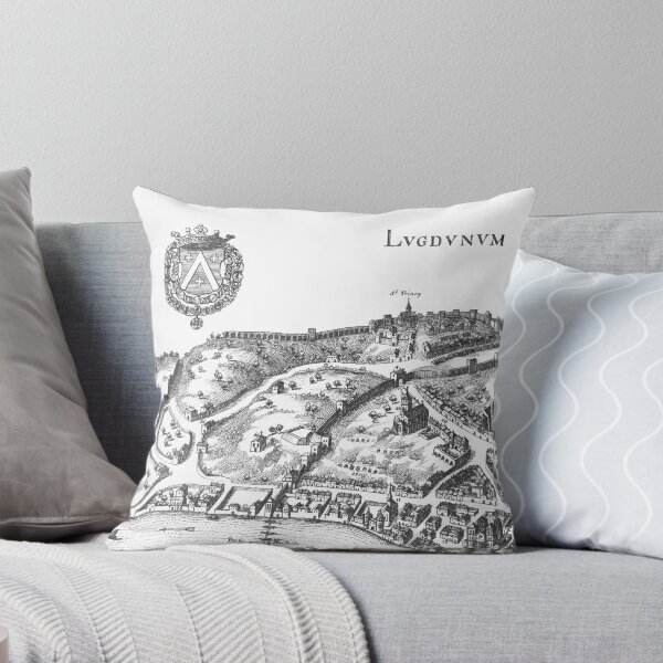 Item preview, Mapa de Lyon Francia grabado del siglo XVII designed and sold by FrenchPrinting.