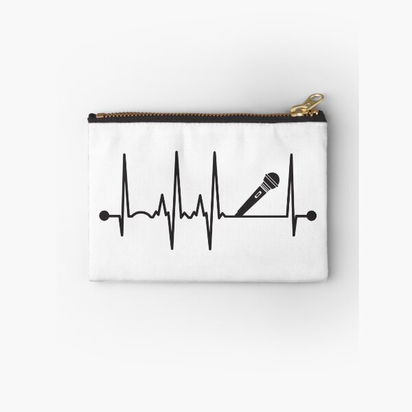 Item preview, Microphone Heartbeat designed and sold by teesaurus.