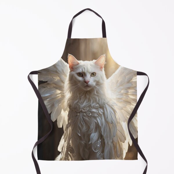Item preview, Beautiful angel cat on dresses designed and sold by PawPawa.