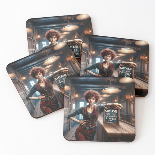 Item preview, Sarcastic Sign: A Bar Scene with Style designed and sold by RevGens.