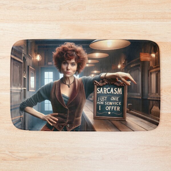 Item preview, Sarcastic Sign: A Bar Scene with Style designed and sold by RevGens.