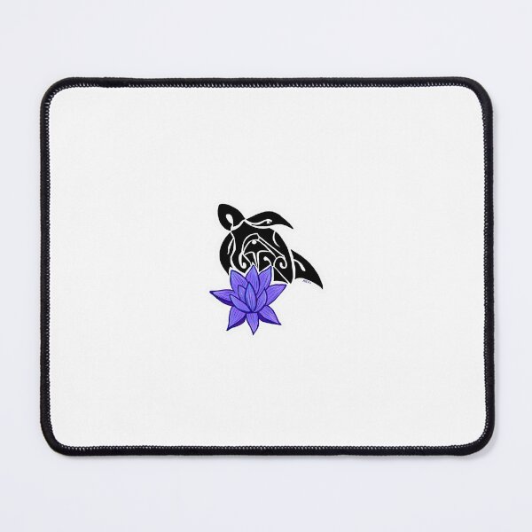 Item preview, Turtle with purple lotus flower designed and sold by Gabyavila99.