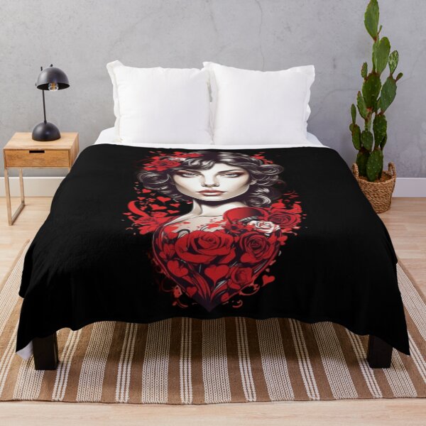 Item preview, Lady with Roses designed and sold by Becooldesing.
