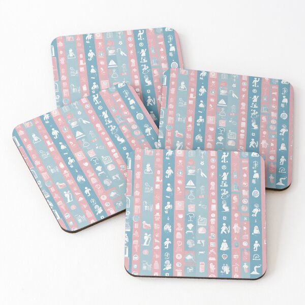 Item preview, Symbolic Harmony: Pictogram Seamless Patterns 3 designed and sold by PatternXS.