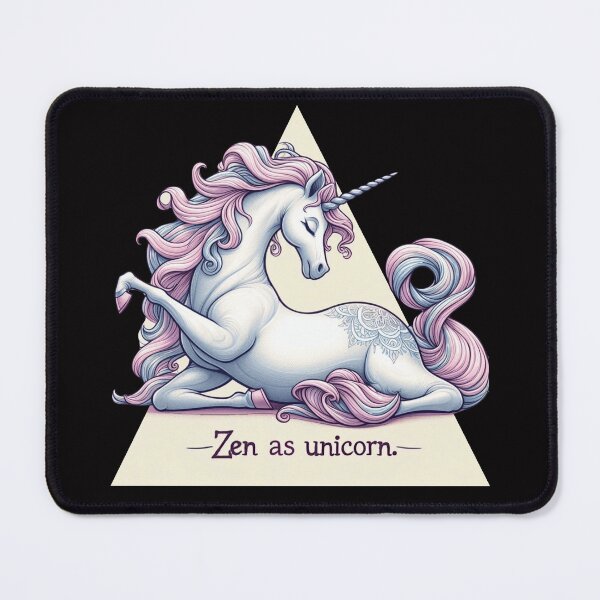 Item preview, Zen as Unicorn designed and sold by HeadTurningArt.