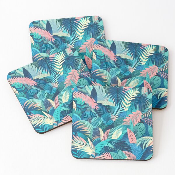 Item preview, Cold blue leaves designed and sold by tipitoes.