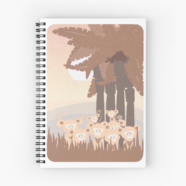 Item preview, Monkey illustration in brownish and redish colours. designed and sold by Rawilst.