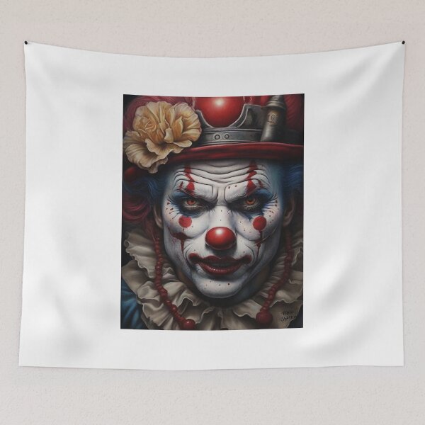 Item preview, Scary Clown;  designed and sold by StickerApe.