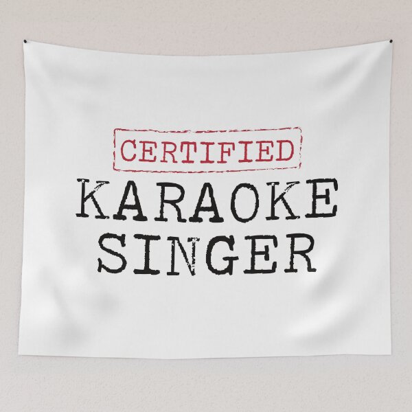Item preview, Certified Karaoke Singer designed and sold by teesaurus.
