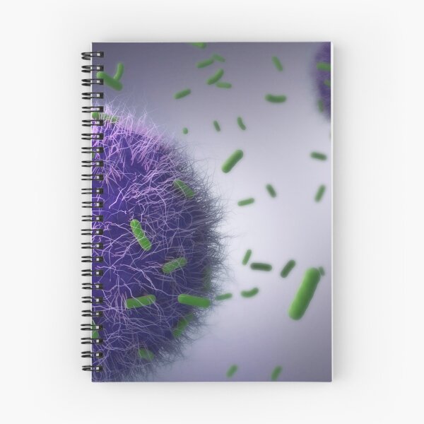 Item preview, STK701539H-Immune cells attacking tuberculosis bacteria. designed and sold by StocktrekImages.