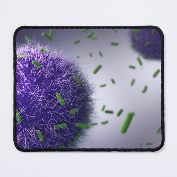 Item preview, STK701539H-Immune cells attacking tuberculosis bacteria. designed and sold by StocktrekImages.