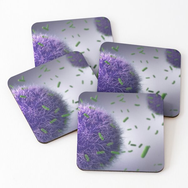 Item preview, STK701539H-Immune cells attacking tuberculosis bacteria. designed and sold by StocktrekImages.
