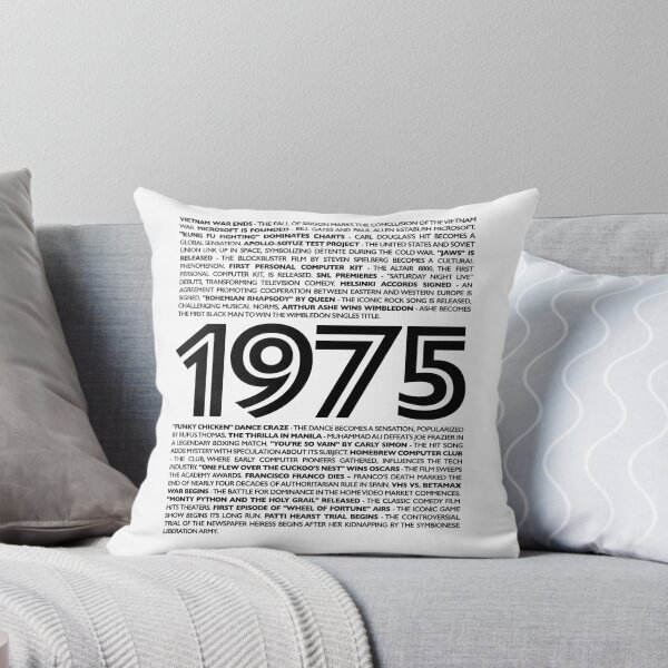 Item preview, 1975 Nostalgia Collection: Embrace Your Birth Year with Iconic Moments designed and sold by ShobulousStudio.