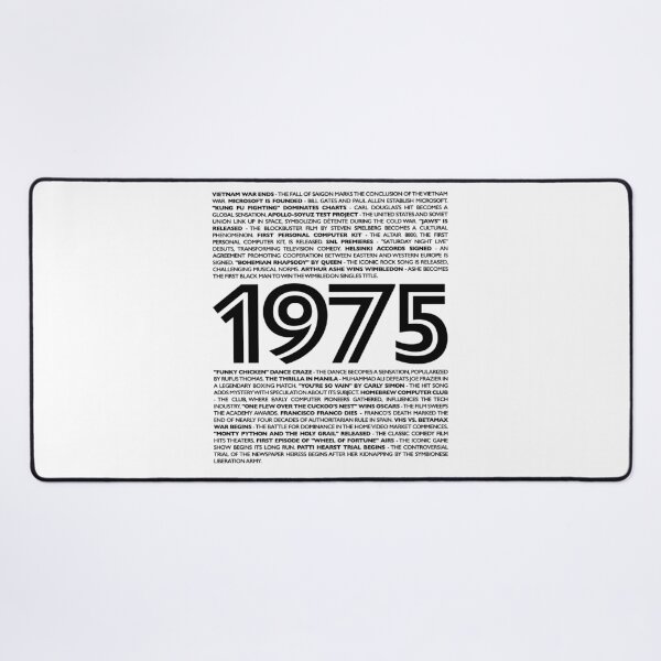 Item preview, 1975 Nostalgia Collection: Embrace Your Birth Year with Iconic Moments designed and sold by ShobulousStudio.