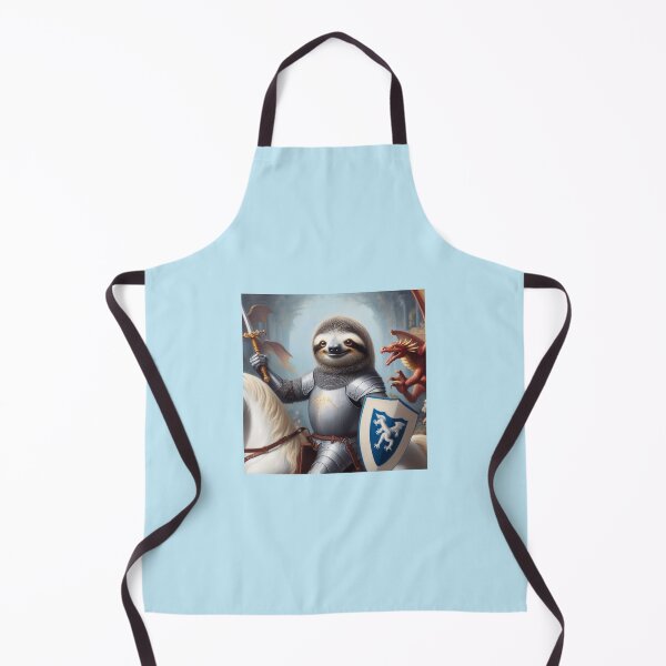 Item preview, Sloth Knight Fighting Dragons designed and sold by CrankyOldDude.