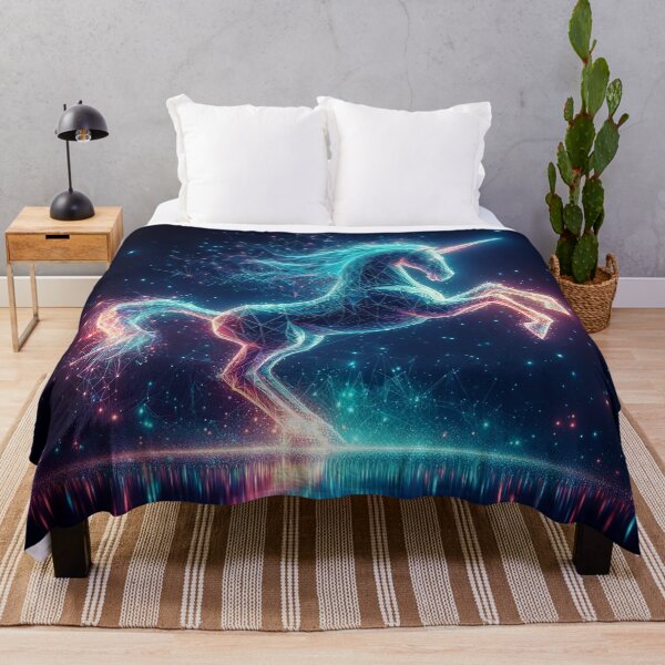 Item preview, Celestial Radiance: Abstract Crystalline Unicorn designed and sold by Nick Seidel.