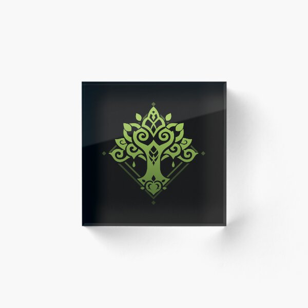 Item preview, Logotipo de Sumeru Genshin Impact designed and sold by damomonkey.