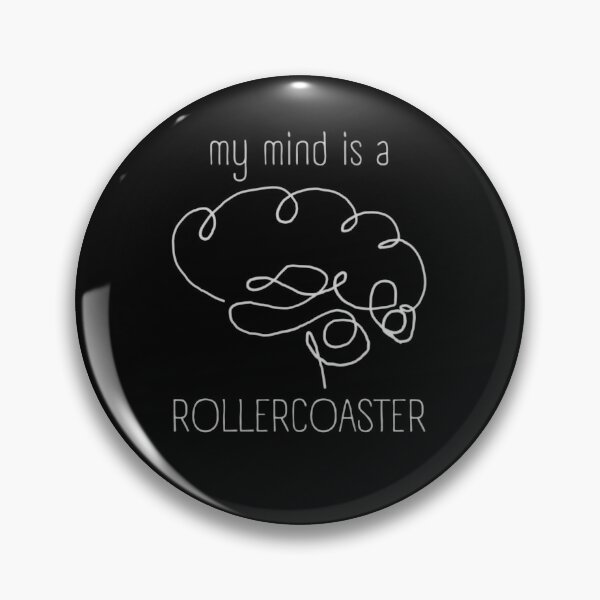 Item preview, My mind is a rollercoaster designed and sold by InverseArt.