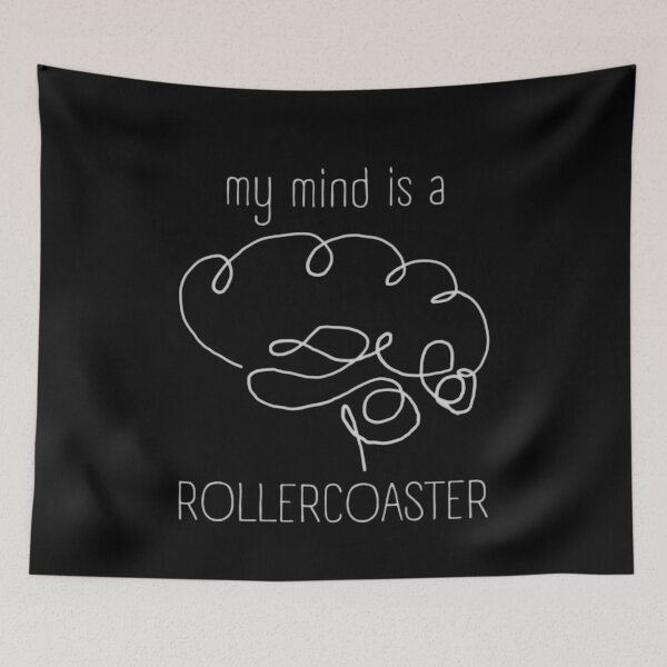 Item preview, My mind is a rollercoaster designed and sold by InverseArt.