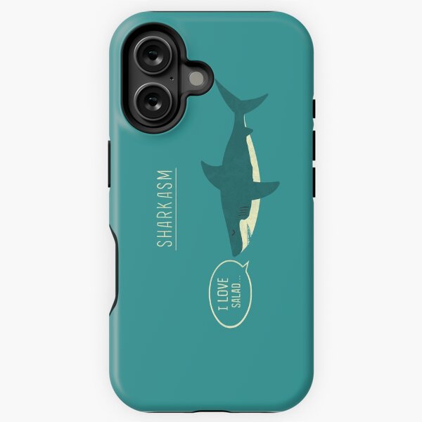 Vista previa del artículo con la obra «Sharkasm», diseñado y vendido por HandsOffMyDinosaur.