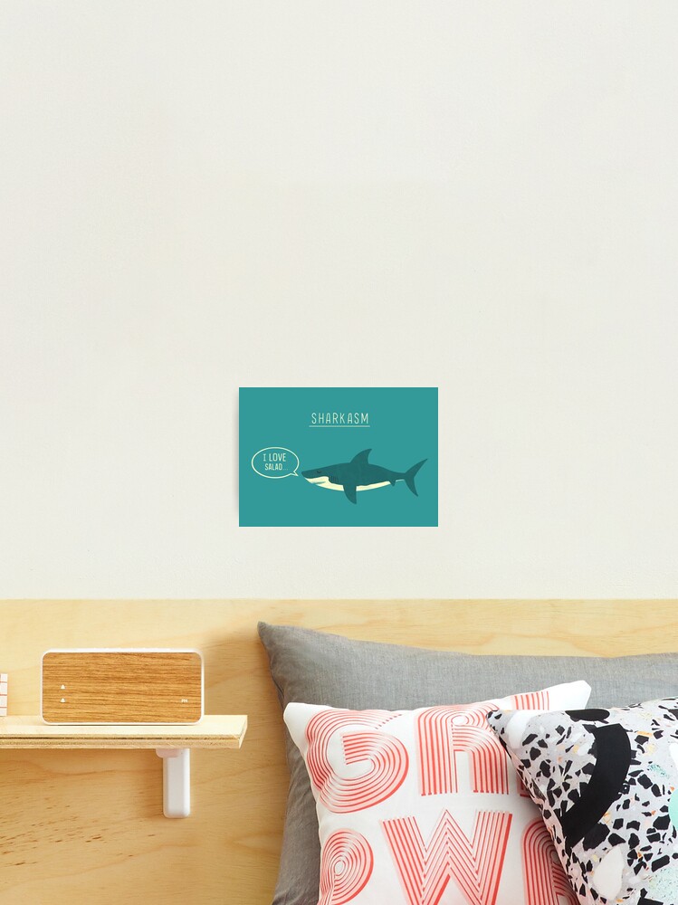 Thumbnail 2 of 3, Photographic Print, Sharkasm designed and sold by theodorezirinis.