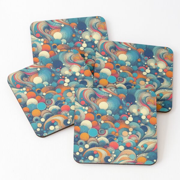Item preview, Colorful blue shapes designed and sold by tipitoes.
