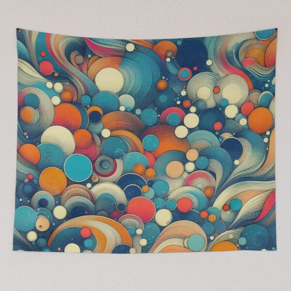 Item preview, Colorful blue shapes designed and sold by tipitoes.