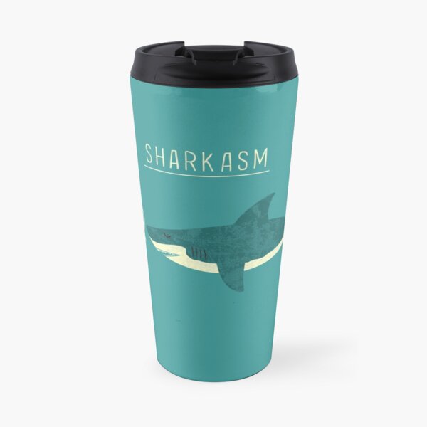 Sharkasm Travel Mug