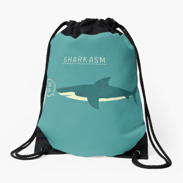 Sharkasm Drawstring Bag