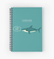 Sharkasm Spiral Notebook