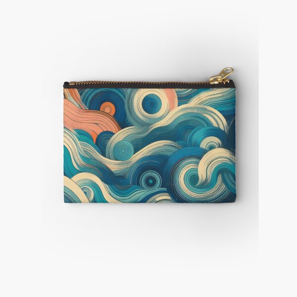 Artikelvorschau, blue waves abstract entworfen und verkauft von tipitoes.