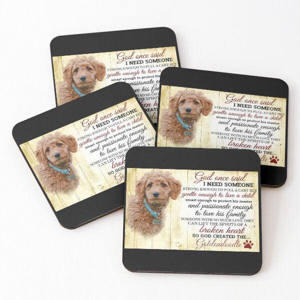 Item preview, God Once said goldendoddle dogs  designed and sold by SameeraDammeyer.