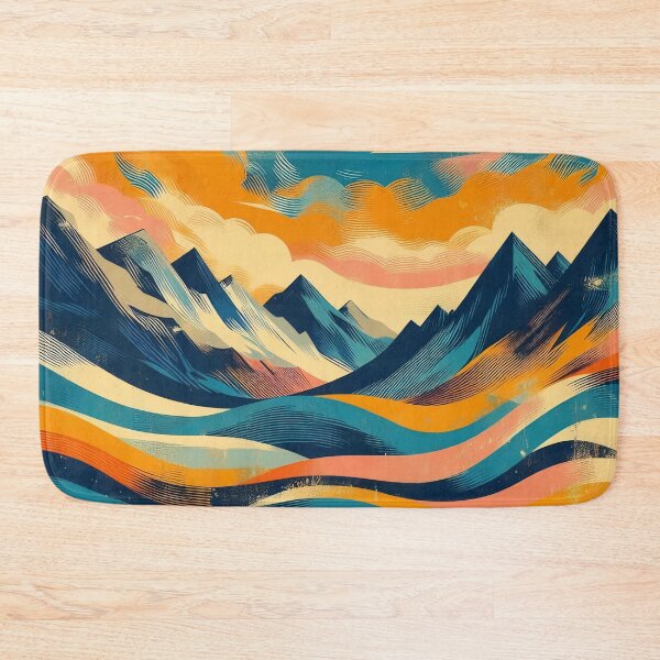 Item preview, Sunset mountains designed and sold by tipitoes.
