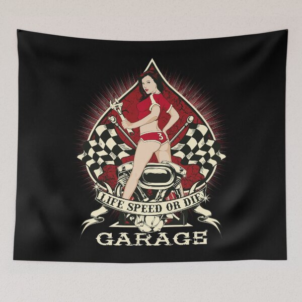 Item preview, LIFE SPEED OR DIE - Sexy Caferacer Design designed and sold by Super3.