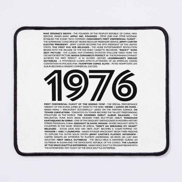 Item preview, 1976 Nostalgia Collection: Relive Iconic Moments from Your Birth Year designed and sold by ShobulousStudio.