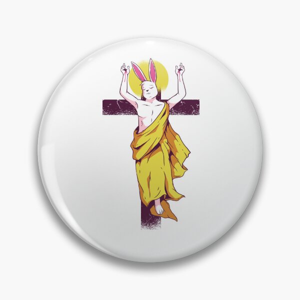 Item preview, Easter bunny Resurrection Christian Easter Resurrection designed and sold by DrawHandArt.