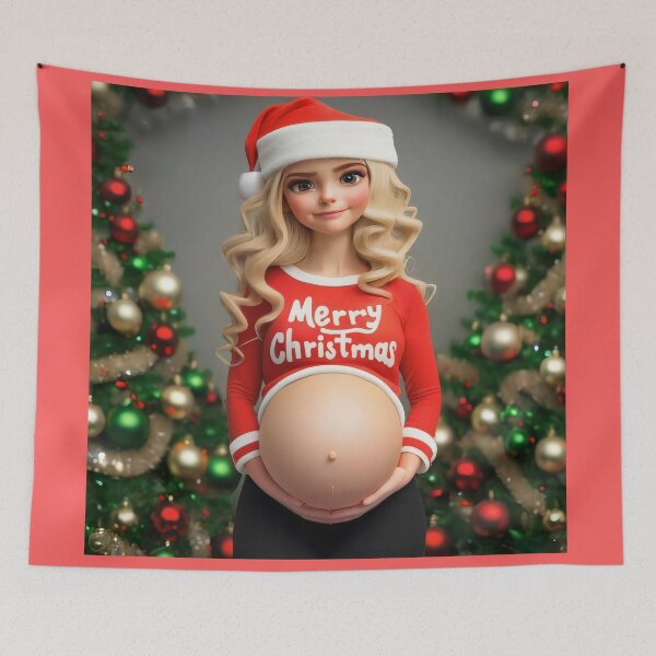 Item preview, Christmas Together - Festive Couple Gift Art designed and sold by Emaga Digital Studio.