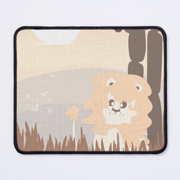 Item preview, Lion illustration in brownish and redish colours. designed and sold by Rawilst.