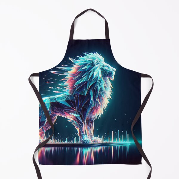 Item preview, Luminous Sovereign: Polygonal Lion Majesty designed and sold by Nick Seidel.